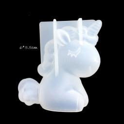 Molde silicona Unicornio 3D
