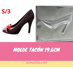 Molde acetato tacón 19,6cm