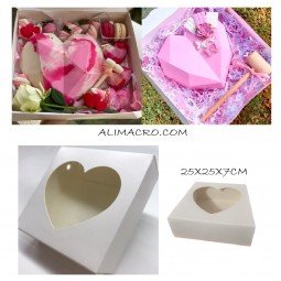 caja para corazón diamante...