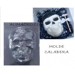 Molde acetato calavera