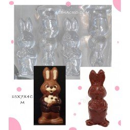 Molde acetato  Rabbit x 4...