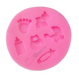 Molde para fondant ABC baby...