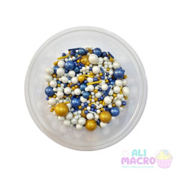 Sprinkles azul blanco men...