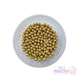 Perlas importados dorado 50gr