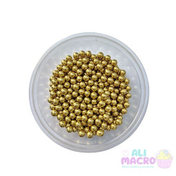 Perlas importados dorado 50gr